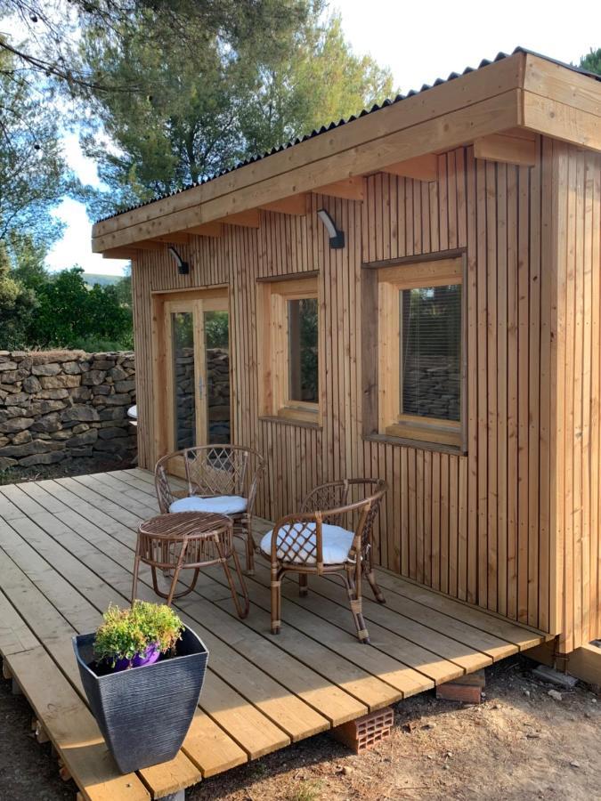 Chambre Privee Avec Acces Piscine Laouque Exterior foto