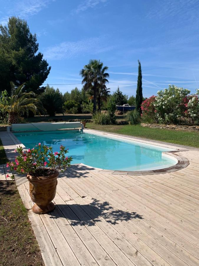 Chambre Privee Avec Acces Piscine Laouque Exterior foto